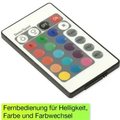 Leuchtkübel "Regenbogen", ca. 47 cm ø