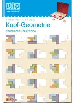 LÜK Mathematik 2.-4. Klasse "Kopf-Geometrie Räumliches Denktraining"