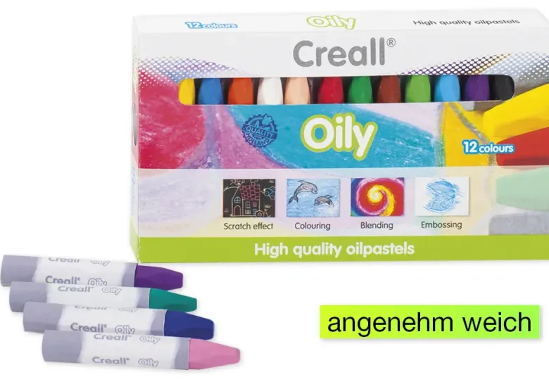 Öl-Pastell-Kreiden, 12-tlg.