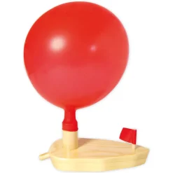 Luftballon-Boot aus Holz