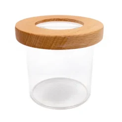 Lupen-Dose mit Holzdeckel 