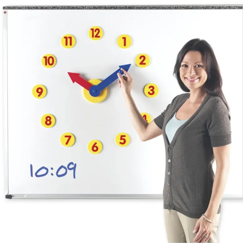 Magnetische Tafel-Lern-Uhr, 13-tlg.