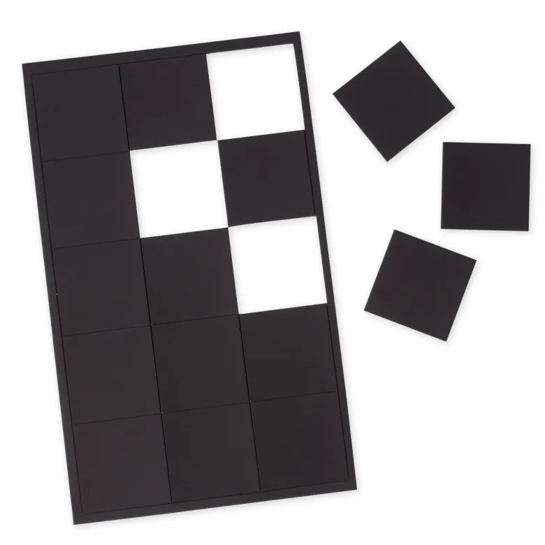 Magnet-Plättchen selbstklebend, 40x40 mm, 15 Stück