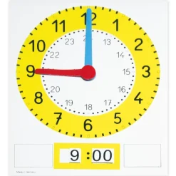 Magnet-Tafel-Uhr "Analog/Digital"