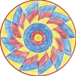 Mandala-Papier, 28x28 cm, 36 Blatt