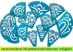 Mandala-Schablonen, 11-tlg.