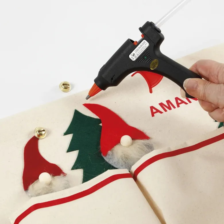 Material-Taschen-Vorhang aus Canvas, 24 Taschen, 93x60 cm