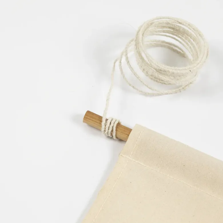 Material-Taschen-Vorhang aus Canvas, 24 Taschen, 93x60 cm