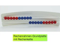 Mathe-Basis-Set Plus Zahlenraum bis 20, 58-tlg, in Box, rot/blau
