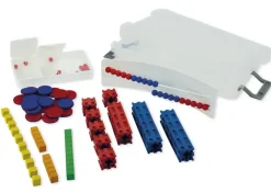 Mathe-Basis-Set Plus Zahlenraum bis 20, 58-tlg, in Box, rot/blau