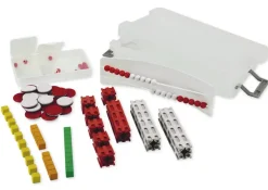 Mathe-Basis-Set Plus Zahlenraum bis 20, 58-tlg, in Box, rot/weiß