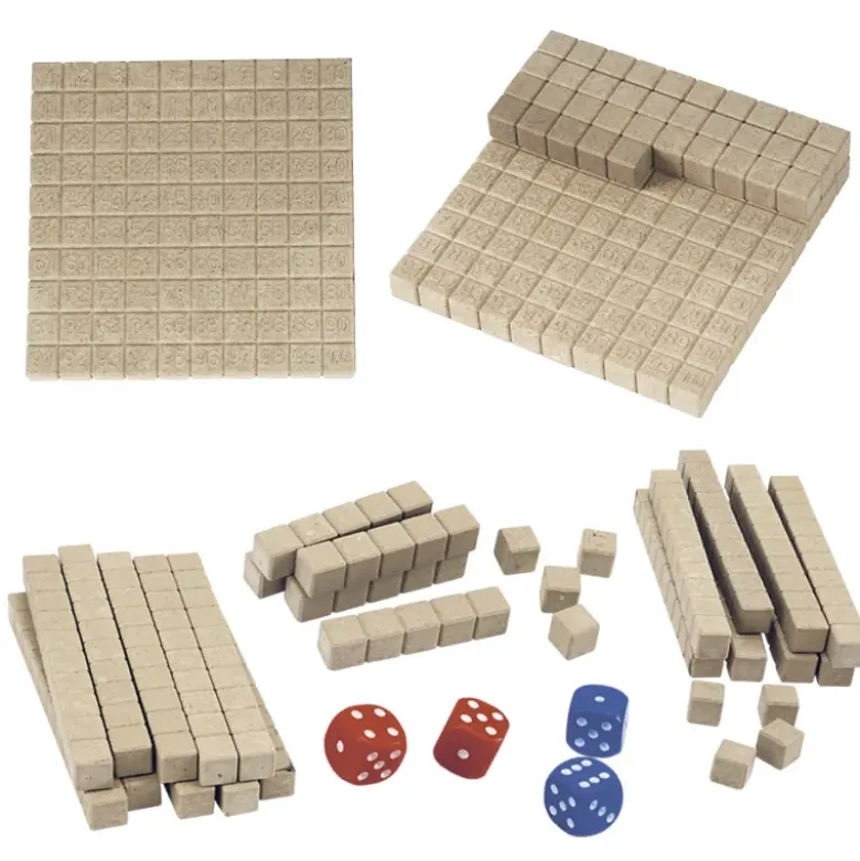 Mathe-Spiel "Hunderterraum", 62-tlg.