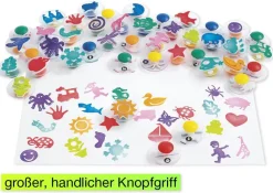 Mega-Packung Jumbo-Griff-Stempel, 50-tlg.