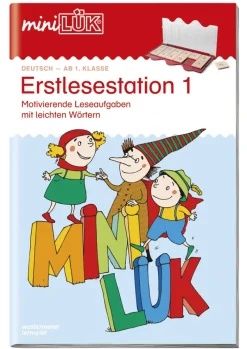 miniLÜK Deutsch 1./2. Klasse "Erstlesestation 1 Motivierende Leseaufgaben mit leichten Wörtern"