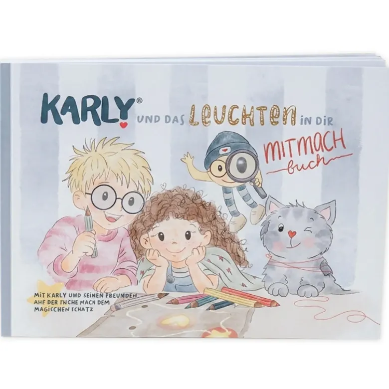 Mitmachheft „KARLY und das Leuchten in dir", 32 Seiten