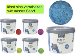 Modelliersand farbig, 750 g