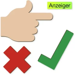 Moderations-Material, magnetisch, 64-tlg.