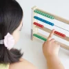 Montessori-Rechenrahmen aus RE-Wood, 4 Reihen/4-stellig "Montessori Premium"