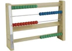Montessori-Rechenrahmen aus RE-Wood, 4 Reihen/4-stellig "Montessori Premium"