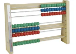 Montessori-Rechenrahmen aus RE-Wood, 7 Reihen/7-stellig "Montessori Premium"