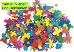 Moosgummi-Figuren und -Formen, 500-tlg.