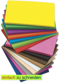 Moosgummi-Platten 22,9x15,2 cm, 100 Stück
