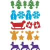 Motiv-Druckrollen "Weihnachten", 5-tlg.
