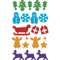 Motiv-Druckrollen "Weihnachten", 5-tlg.