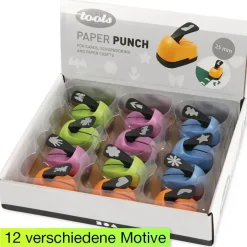 Motiv-Stanzer 2,5 cm, 12-tlg.