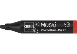 MUCKI Porzellan-Stifte kurz, Strichstärke 2-5 mm, 5 Stück