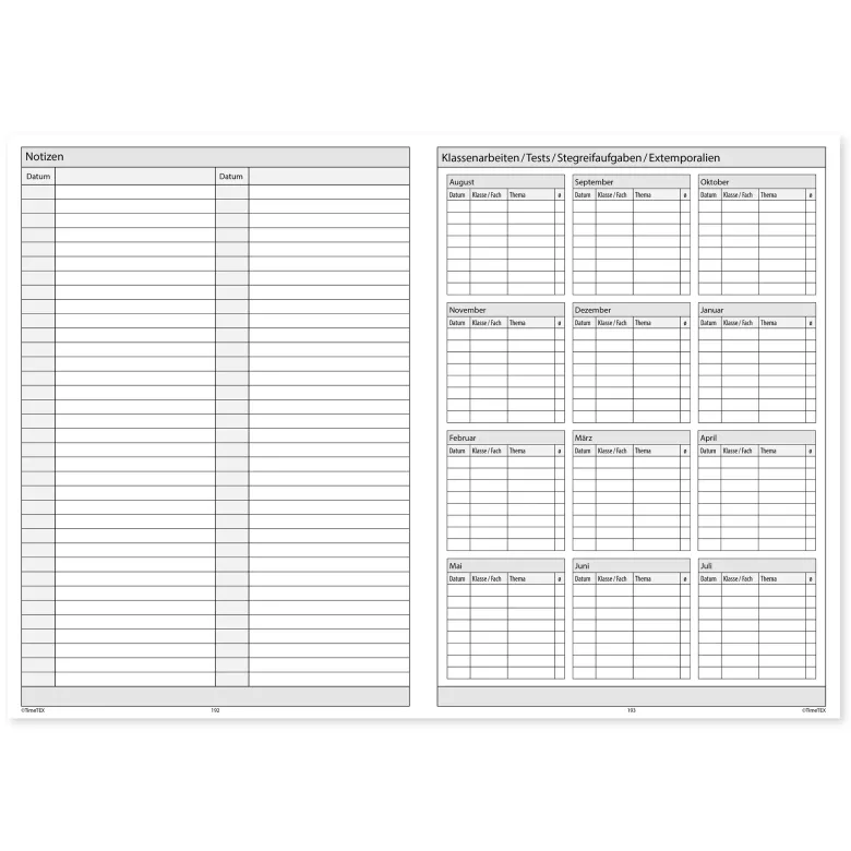 Natura-Planer-Set 2026/2027 A5