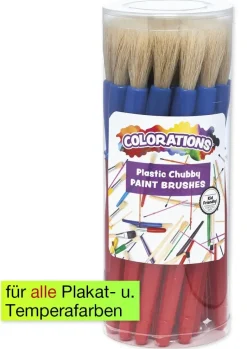 Naturhaar-Pinsel 18 cm lang, 30 Stück