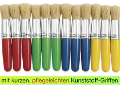 Naturhaar-Pinsel für Anfänger, 12 Stück