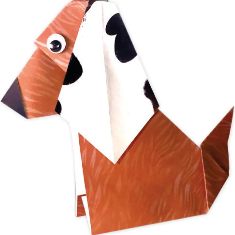 Origami-Papier für Tiere, 15x15 cm, 72 Blatt