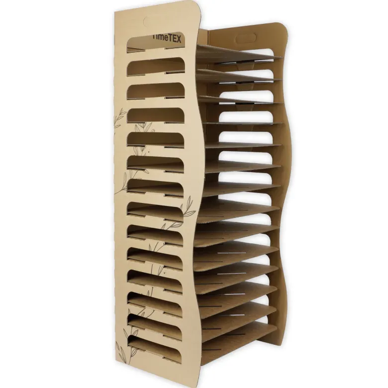 Papier-Trockenregal aus Pappe, 14 Böden, 110x47x36 cm