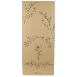 Papier-Trockenregal aus Pappe, 14 Böden, 110x47x36 cm