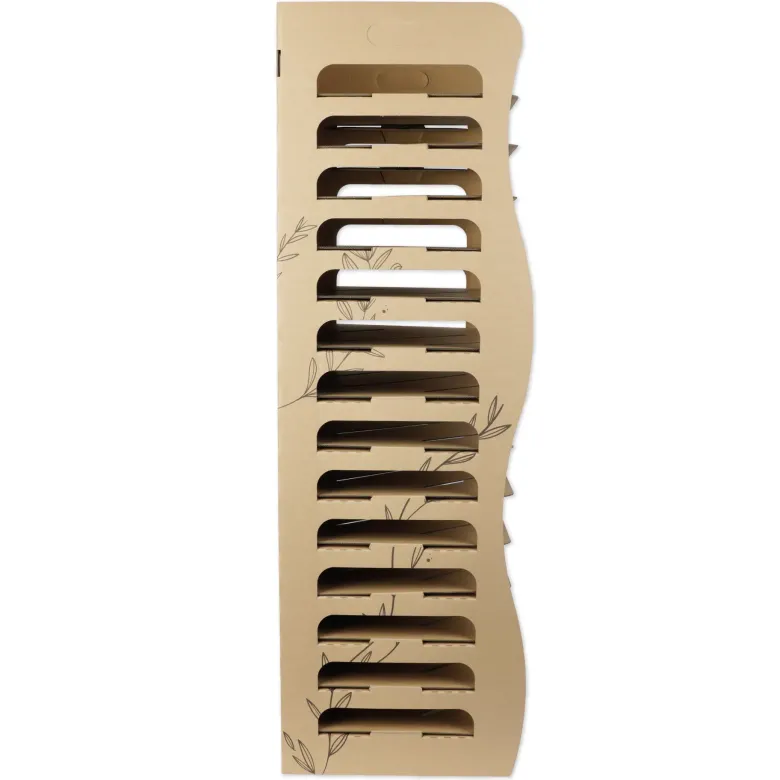 Papier-Trockenregal aus Pappe, 14 Böden, 110x47x36 cm