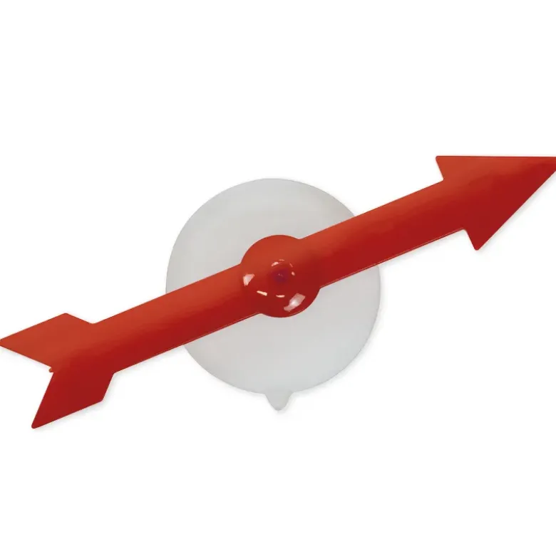 Pfeil-Drehzeiger mit Saugnapf, 10-tlg., 10 cm