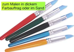 Pinsel mit Silikonspitzen, 5-tlg.