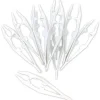 Pinzetten aus Kunststoff 11 cm, weiß, 10 Stück
