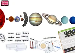 Planeten und Sonnensystem, magnetisch, 73-tlg.