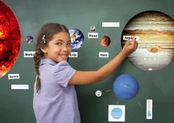 Planeten und Sonnensystem, magnetisch, 73-tlg.