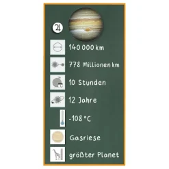 Planeten und Sonnensystem, magnetisch, 73-tlg.