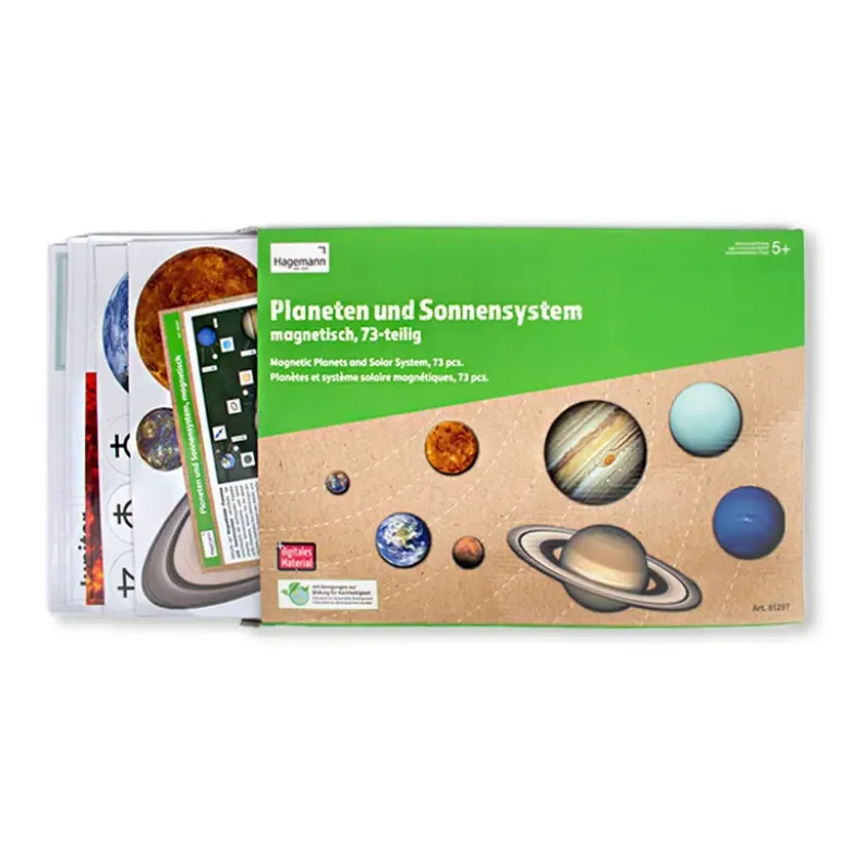 Planeten und Sonnensystem, magnetisch, 73-tlg.