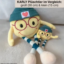 Plüschtier KARLY mini, mit Schlaufe, 15 cm