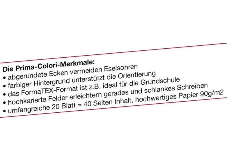 Prima-Colori Wörterheft WH1