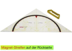 Profi-Geometrie-Dreieck 60 cm, magnetisch, mit Griff