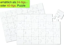 Puzzle zum Bemalen