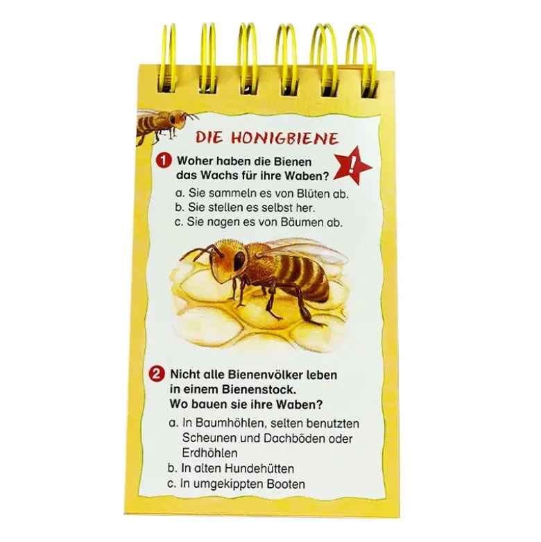 Quizblock "Rate dich schlau! Die Biene und unsere Natur", 80 Seiten