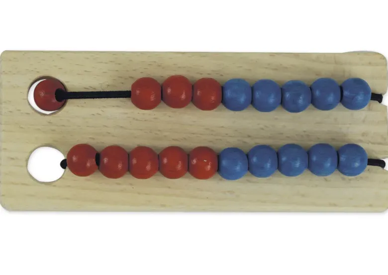 Rechenbrettchen 20-er Zahlenraum, 12x5 cm